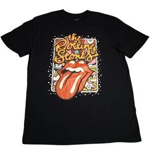 Rolling Stones Medim Black Tee with Classic Graphic